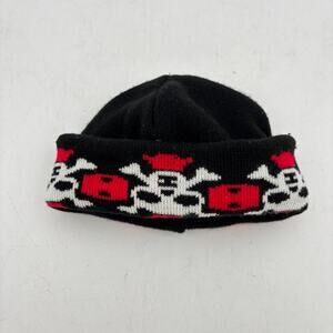 Vintage Blackflys Beanie Hat Skulls Crossbones Skate